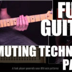 Funk guitar lesson - the muting technique part 1